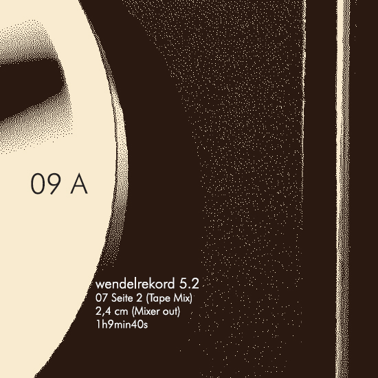 2024-03-12 wendelrekords V.II (unfinished sense of time Tape Mix und Tape Echo Mix) (10 Vinyl)